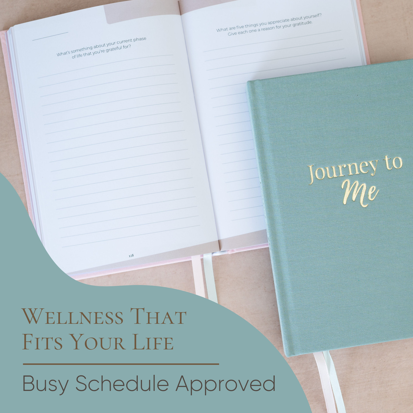 Daily Self-Care & Mindfulness Journal (GREEN) - Journey to Me